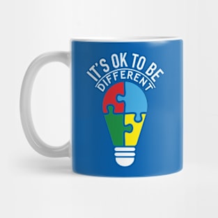 Autism Awareness - It's OK to be Different Mug